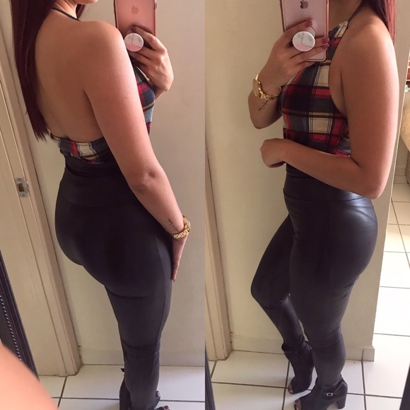 ‘NADIA’ Faux Leather Leggings - Picture 5 of 5